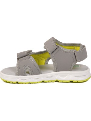 United Colors Of Benetton Gri Cırtlı Unisex Çocuk Sandalet BNI-10118 P