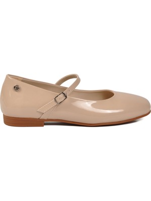 Pierre Cardin Bej Rugan Hafif Kadın Babet PC-54810 Z