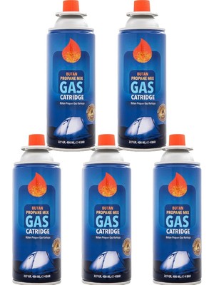 Chermik 5'li Gaz Kartuşu Seti Beşli Pürmüz Gazı 5 Adet 227 gr Kamp Gazı