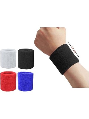 Pekial Sporcu Bilekliği, Çok Renkli, Unisex, Ter Emici, Futbol Basketbol Tenis, Çiftli Set