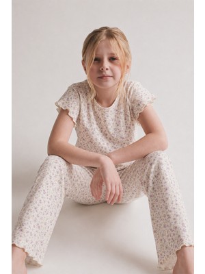 Cigit Desenli Pijama Takımı 1-8 Yaş Çıtır Çiçek Desen