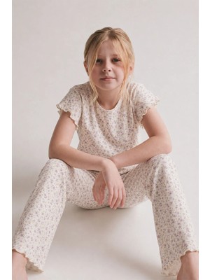 Cigit Desenli Pijama Takımı 1-8 Yaş Çıtır Çiçek Desen