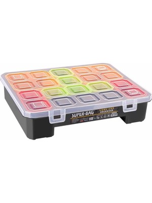 Süper-Bag Süper Bag CUBE-200 Organizer Balıkçı Malzeme Kutusu