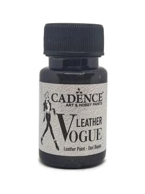 Cadence Leather Vogue Deri Boyası Metalik Lvm-09 Siyah 50 ml