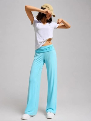 İsra Ayyıldız Moonstar Collection Sabduedd Coral Teal Yoga Pantolon
