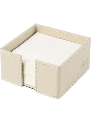 2k Küp Bloknotluk Suni Deri Masaüstü 10X10X5 cm