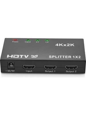 Shopwave Enkado EKD-HS12, HDMI Çoklayıcı, 1giriş, 2çıkış, (1pc-2monitör)