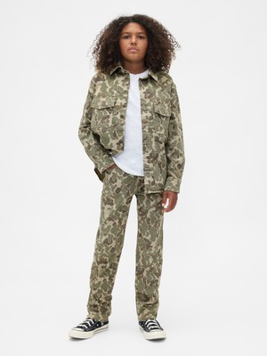 Gap Erkek Çocuk Kamuflaj Original Straight Jean