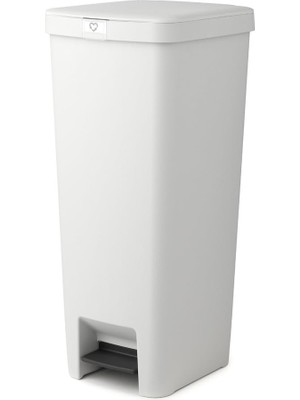Brabantia Stepup Açık Gri Plastik Pedallı Çöp Kutusu 40L