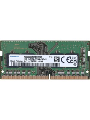 Shopwave Samsung SAMSO3200/16, 16GB, Ddr4, 3200MHZ,  1.2V Notebook Ram (M471A2G43DB1-CWE)