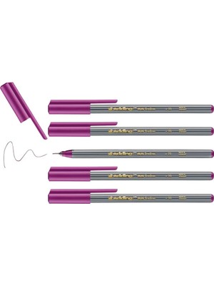 Edding 55 Fineliner - Koyu Pembe - 5 Kalem - 0,3 mm Uç
