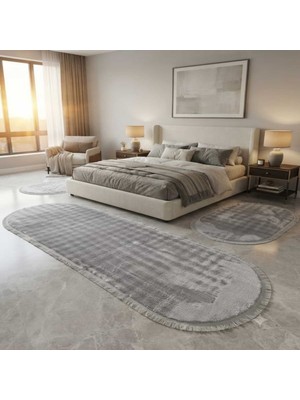 Altun Carpet Babıl 3 Lü Set  Yatak Odası  Post Pelüş Kaymaz Taban Halı  13ML Hav Yüksekliği  Var 2.2 ml  Kalınlık Varlü