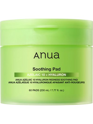 Anua Azelaic 10 Hyaluron Redness Soothing Pad - Kızarıklık Yatıştırıcı Pedler