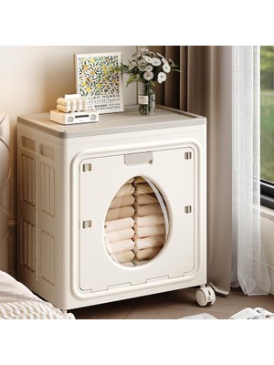 Glazeus 140 Litre Depolama Kutusu, Gri, Dolap ve Sandık Olarak Kullanılabilir, 56X66.5X38 Cm, Çok