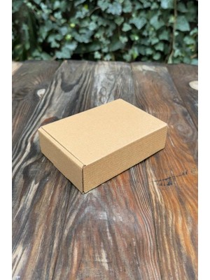 15X10X4CM Kilitli Kraft Kutu 25 Adet
