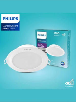Phılıps Eridani DL190B 14W 150MM Delik Çapı 4000K Gün Işığı 1250LÜMEN Spot