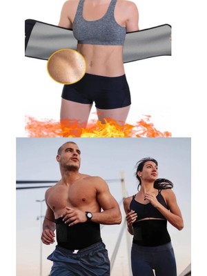 Zayıflama Kemeri Termal Sauna Zayıflama Korsesi - Bel Göbek Eritme, Incelme ve Terleme Için Ya