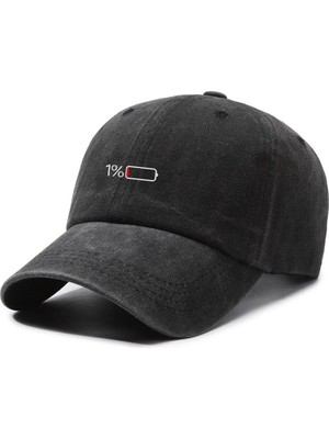 Valkyrie Low Battery Şapka Unisex Vintage Pamuk Ayarlanabilir Baseball Cap Minimal Tasarım Şapka