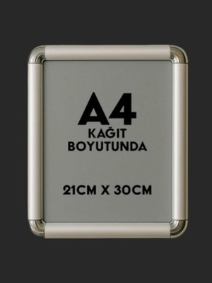 A4 Alüminyum Rondo Çerceve