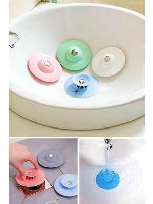 Mucit Home 1 Adet Süzgeçli Banyo Küvet Lavabo Gider Filtresi Süzgeci Pompası Tıkacı Tıpası