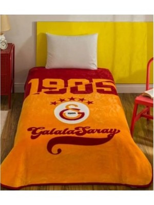 Taç Lisanslı Galatasaray Şampiyon 25 Tek Kişilik Battaniye 160 x 220
