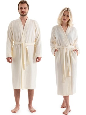 Unisex Kimono 4 Kat Müslin Bornoz