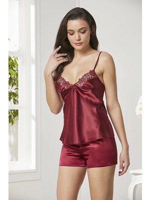 Veraura Lifestyle Pierre Cardin 6625 Kısa Gecelikli 6'lı Ipek Set