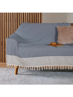 Bumedo Buldan Işi Kaymaz Pamuklu Koltuk Örtüsü 170X210 cm Koltuk Şalı Çekyat Kanepe Örtüs�