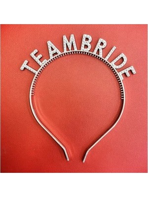 Eco Lounge Gümüş Renk Team Bride Taç – Gelin ve Nedime Tacı