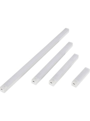 Hareket Sensörlü Tüp Ledli Şarjlı Beyaz LED Auto Mod Dolap Içi, Koridor, Tezgah Altı (20CM)