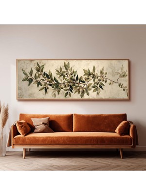Empressco Şık Ahşap Çerçeveli Panoramik Oturma Odası Tablosu UZ0280