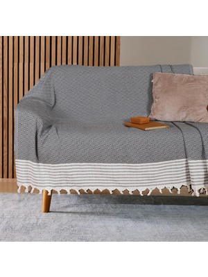 Bumedo Buldan Işi Kaymaz Pamuklu Koltuk Örtüsü 170X210 cm Koltuk Şalı Çekyat Kanepe Örtüs�