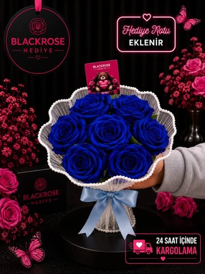 Kadife Gül Buketi Fırfırlı Tüllü - Gelin Eli - Sevgiliye Hediye - Buket - Düğün - Nikah