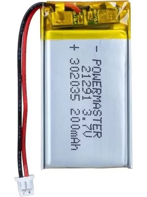 Motto Ticaret Powermaster 302035 3.7 Volt 200 Mah Lityum Polimer Pil