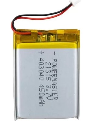 Motto Ticaret Powermaster 403040 3.7 Volt 450 Mah Lityum Polimer Pil