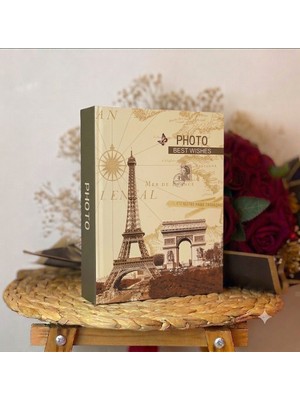 Rabsev Fotoğraf Albümü 10X15CM 200 Fotoğraf Kapasiteli Desenli Anı Albümü