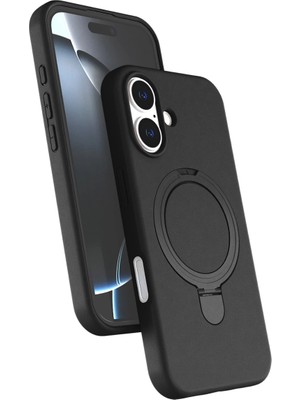 Magicool Iphone 16 Regal Magsafe Standlı Kapak - Siyah