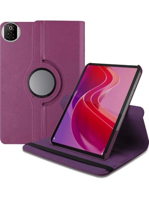 Magicool Huawei Honor Pad X7 360 Tablet Deri Kılıf - Mor