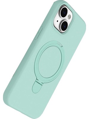Magicool Iphone 15 Plus Regal Magsafe Standlı Kapak - Su Yeşili