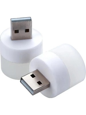 Powermaster PM-20919 Powerbank Için Taşınabilir USB Beyaz LED Gece Lambası