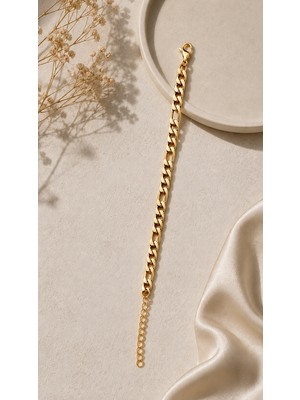 Adata Jewelry Çelik Ince Ezme Zincir Kadın / Erkek Bileklik Uzatma Zincirli