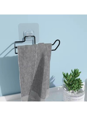 Yapışkanlı Metal Kağıt Havluluk & Wc Kağıtlığı – Deliksiz, Mat Siyah, Paslanmaz Çelik, Duvara Monte, Şık ve Dayanıklı, Mutfak ve Banyo Için Pratik Kullanım (Wc Kağıtlığı)