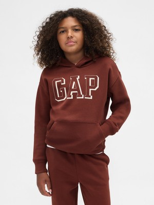 Gap Erkek Çocuk Tuğla Kırmızısı Relaxed Gap Logo Sweatshirt