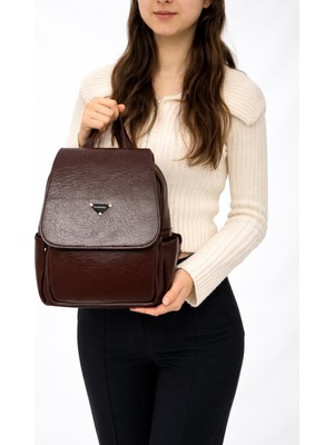 Sanmorris Sn 1442 Kadın Sırt Çantası Çok Bölmeli