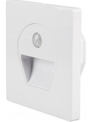 Cata CT-5170 1W Beyaz Koridor LED Armatür Sensörlü 6400K Işık Yönü ile Modern Aydınlatma