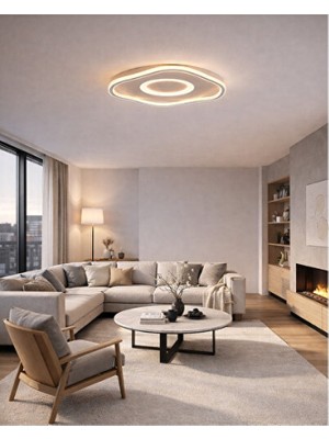Empressco Futura 50CM Armatür, 3 Renk Led, Kumandalı, Modern ve Şık Tasarım