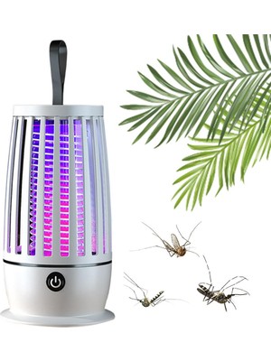 Munico Sinek Yakalayıcı USB Şarj Edilebilir Elektrikli Sinek Tuzağı Gece Lamba Sinek Böcek Öldürücü