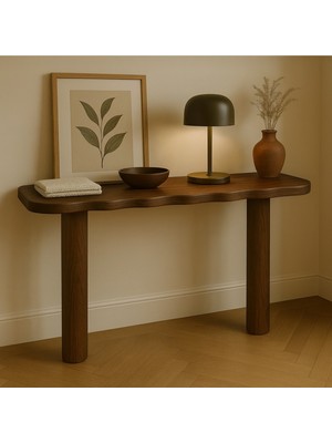 Empressco El Yapımı Masif Çam Ahşap Dresuar 110X30X85 Cm, Şık ve Doğal Tasarım