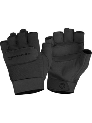 Taktikal Eldiven - Pentagon - Yarım Parmak - Duty Mechanic - Black - P20010-SH M