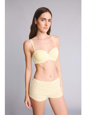 DeFacto %100 Pamuk Fitlli Elastik Bel Fiyonk Detaylı Boxer H3650AX26SP
